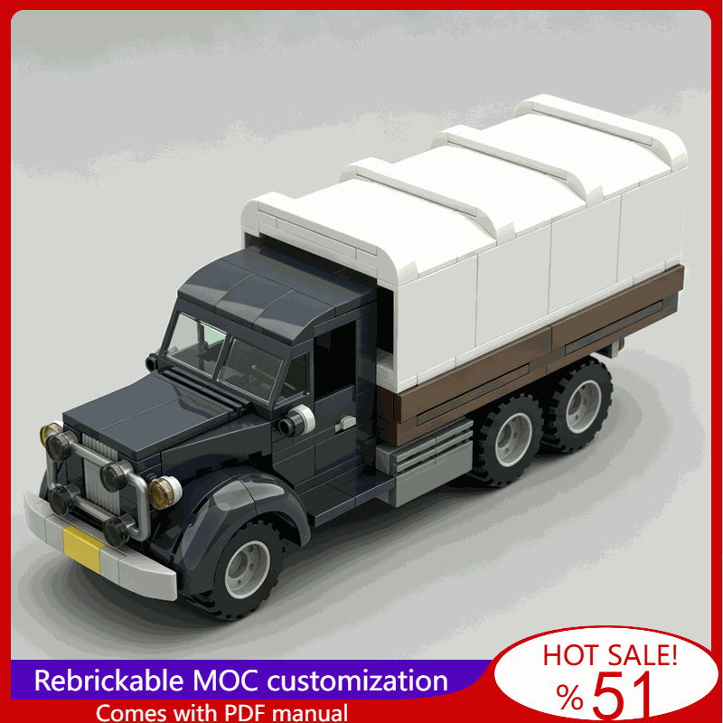 Vintage Collectible Trucks - 311PCS German Vintage Set War Series