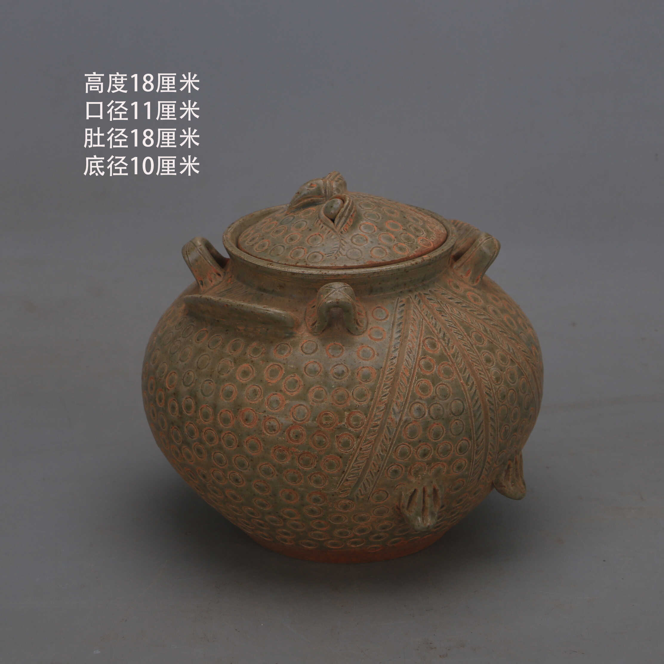 Vintage Collectible Pottery - Tang Dynasty Yue Ware Celadon Pottery