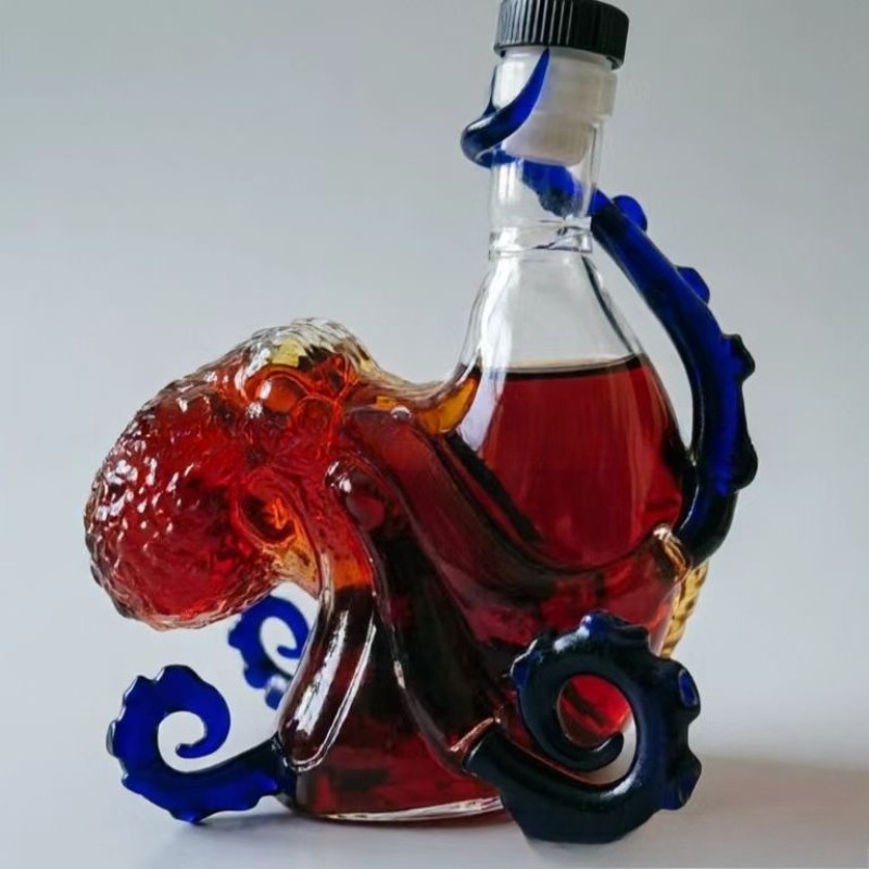 Whiskey Decanter, Sea Monster  - Vintage Collectible Glassware ulasan dan harga