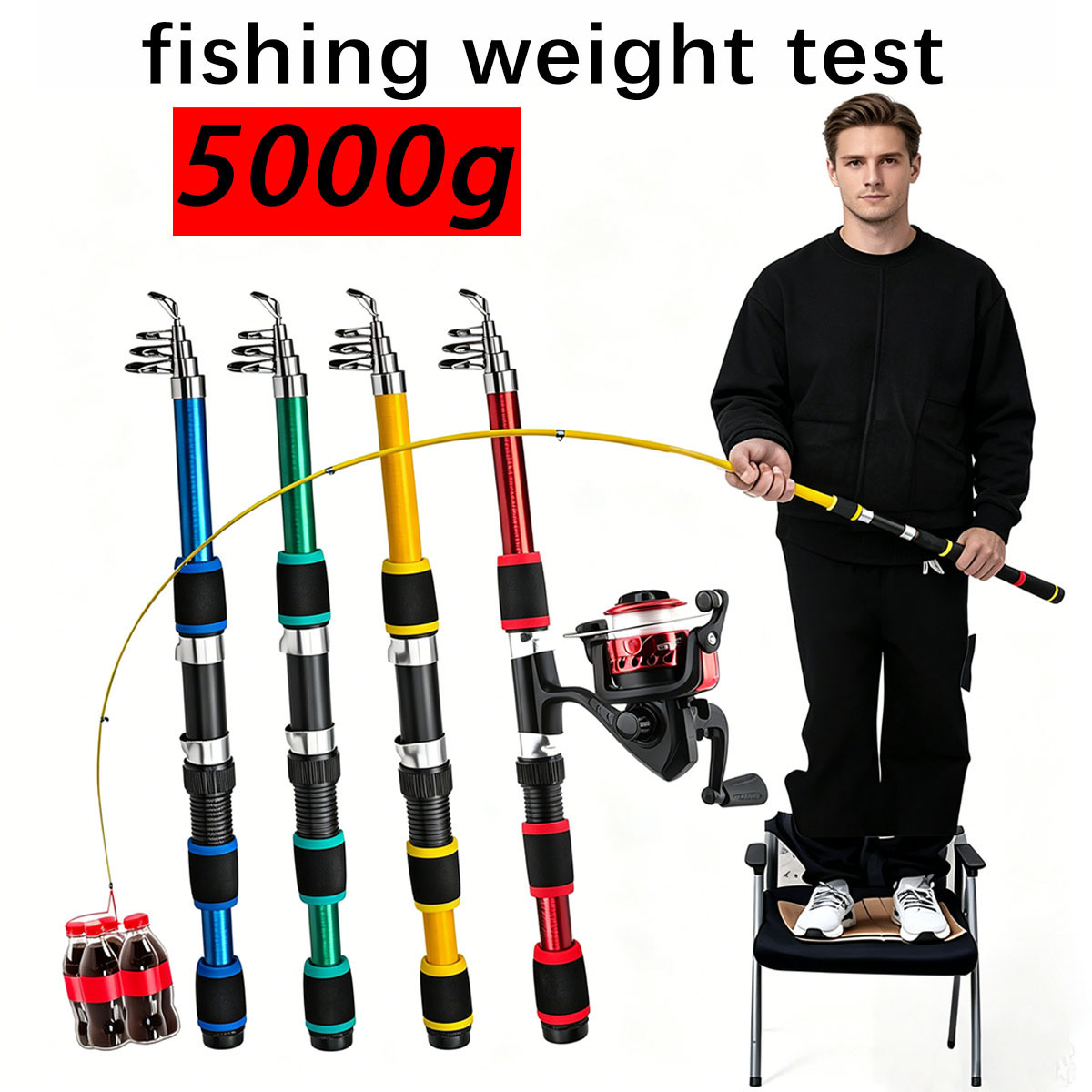 Telescopic Fishing Rod Reel Co - Developing Tank Reel ulasan dan harga