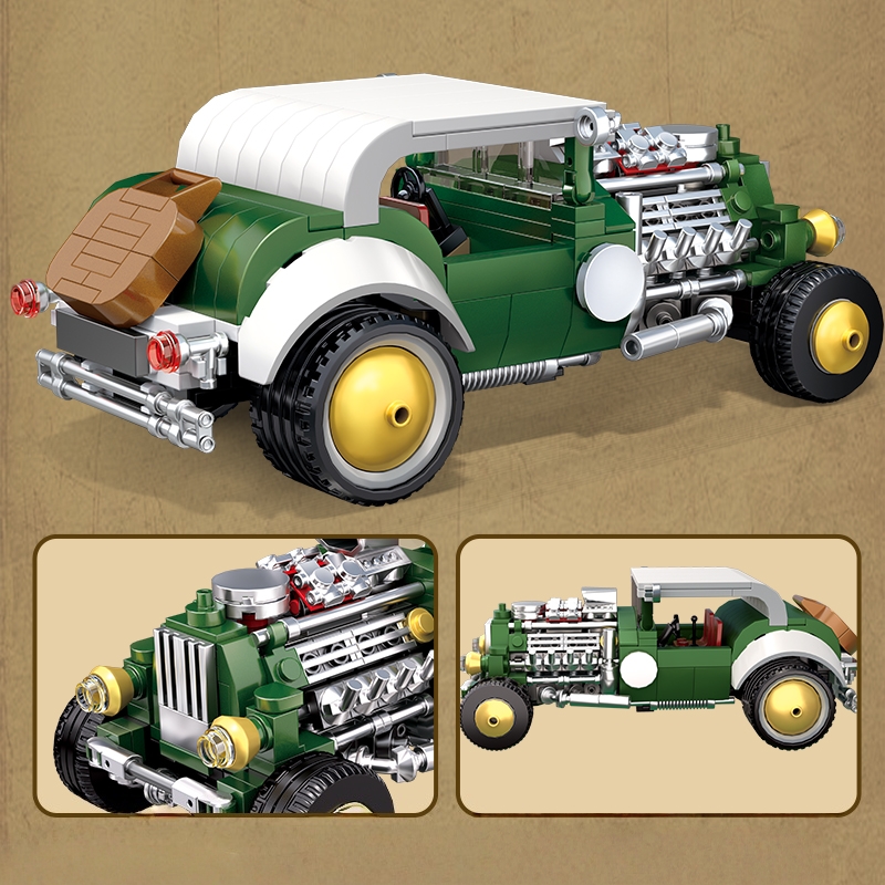 Retro vintage car building blo - Vintage Collectible Cars ulasan dan harga