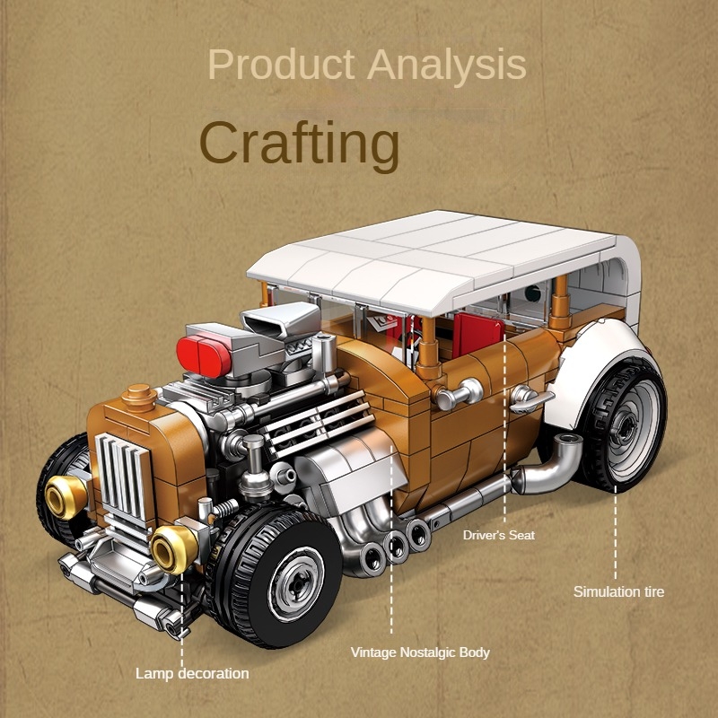 Retro vintage car building blo - Vintage Collectible Cars ulasan dan harga