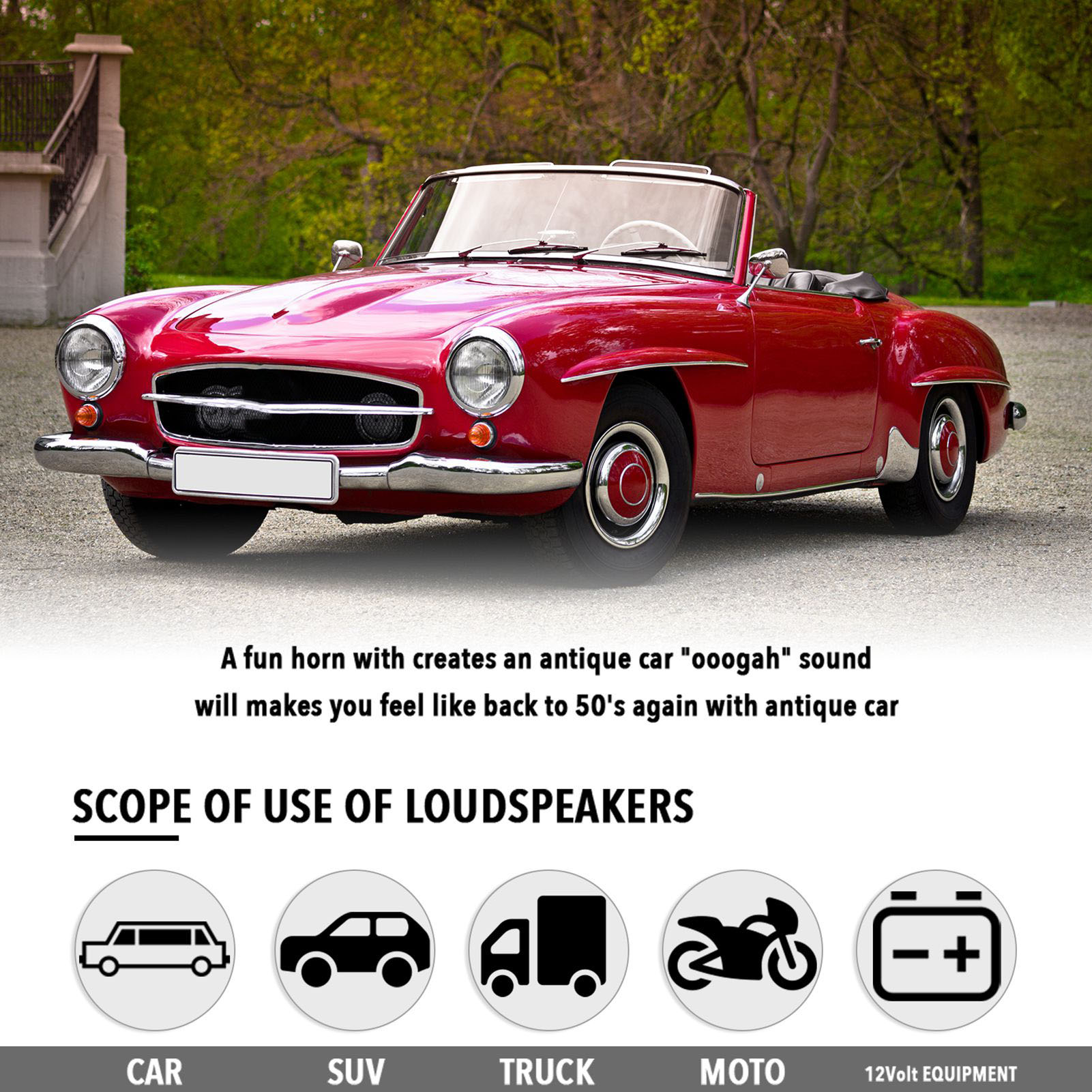 12V Vintage OO-GA Oogah Classi - Vintage Collectible Cars ulasan dan harga