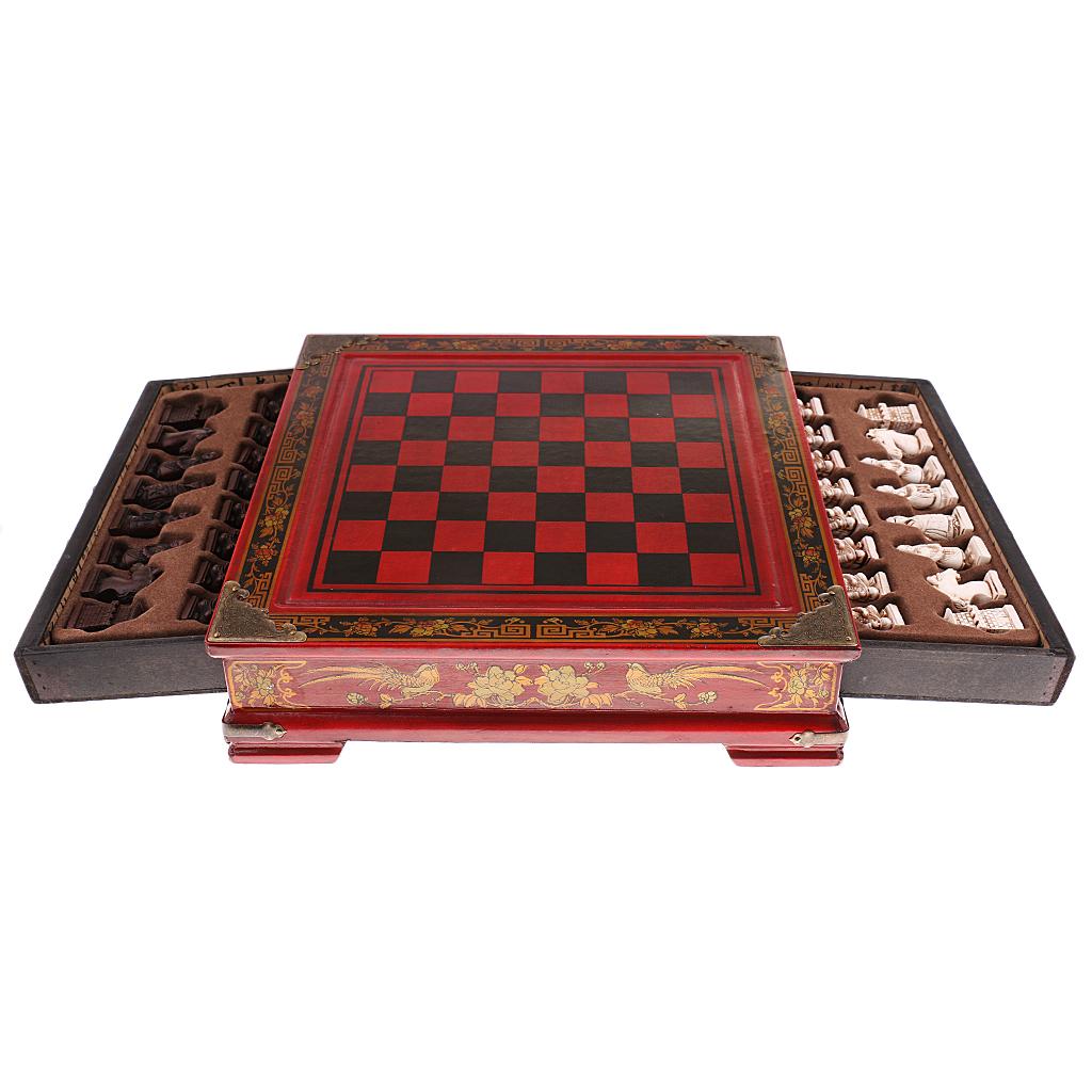 Chinese Chess Set Resin Antiqu - Vintage Collectible Board Games ulasan dan harga