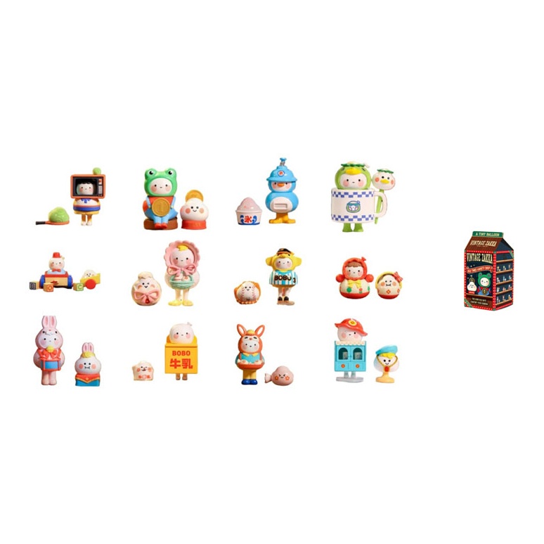 POP MART Bobo&Coco Vintage Gen - Vintage Collectible Stores ulasan dan harga