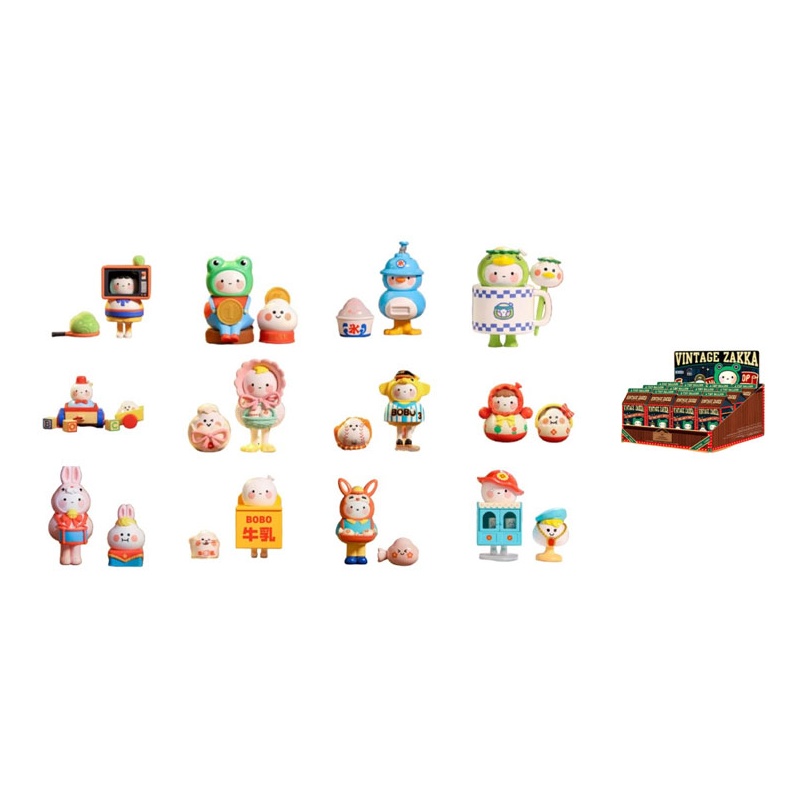 POP MART Bobo&Coco Vintage Gen - Vintage Collectible Stores ulasan dan harga