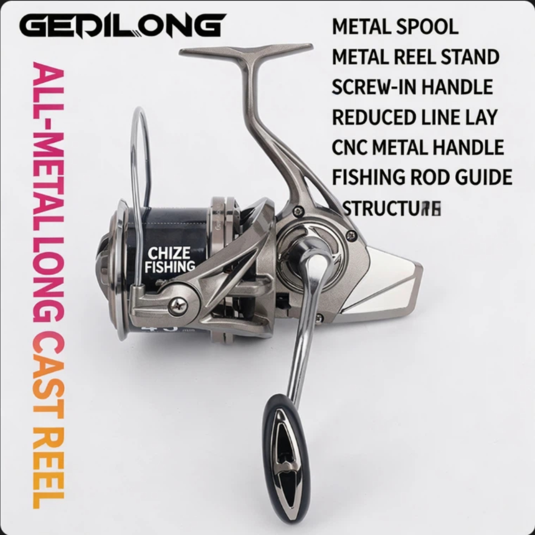 GEDILONG Spinning Reel Full Me - Developing Tank Reel ulasan dan harga