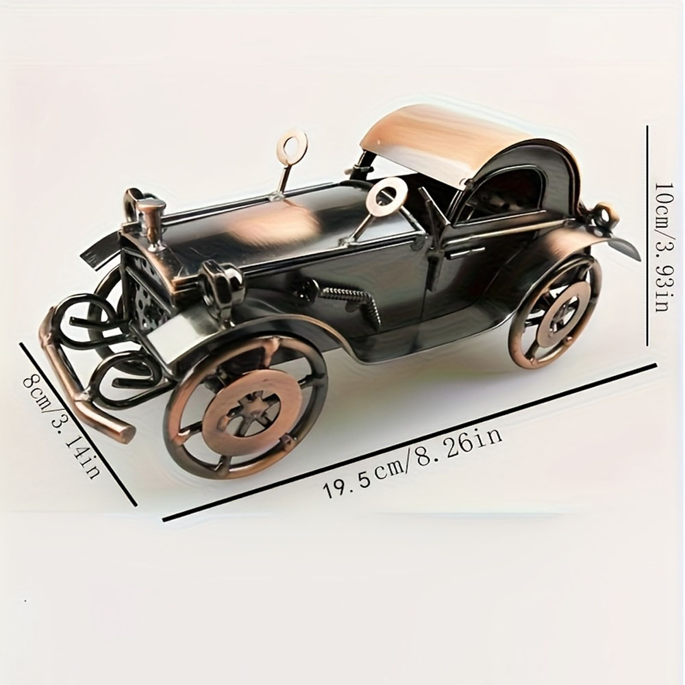 Antique Iron Car Model Ornamen - Vintage Collectible Cars ulasan dan harga