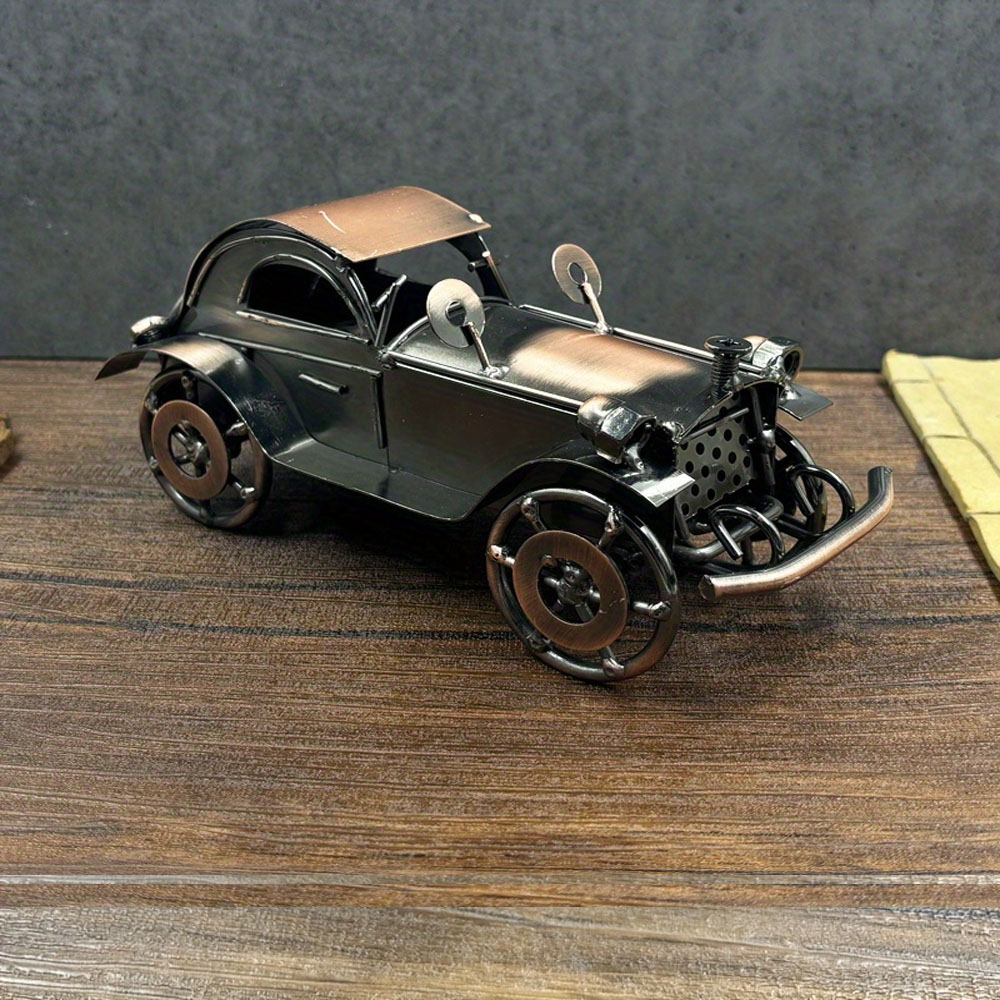 Antique Iron Car Model Ornamen - Vintage Collectible Cars ulasan dan harga