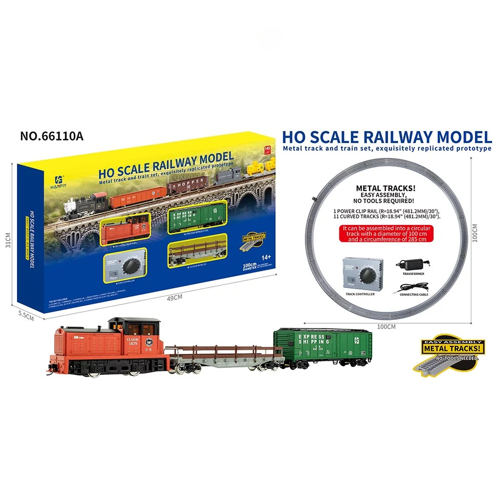 HO Scale Metal Rail Train Mode - Vintage Collectible Cars ulasan dan harga