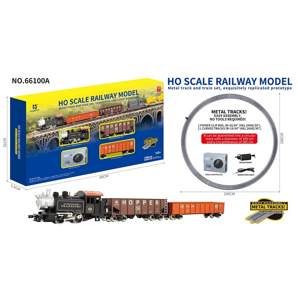HO Scale Metal Rail Train Mode - Vintage Collectible Cars ulasan dan harga
