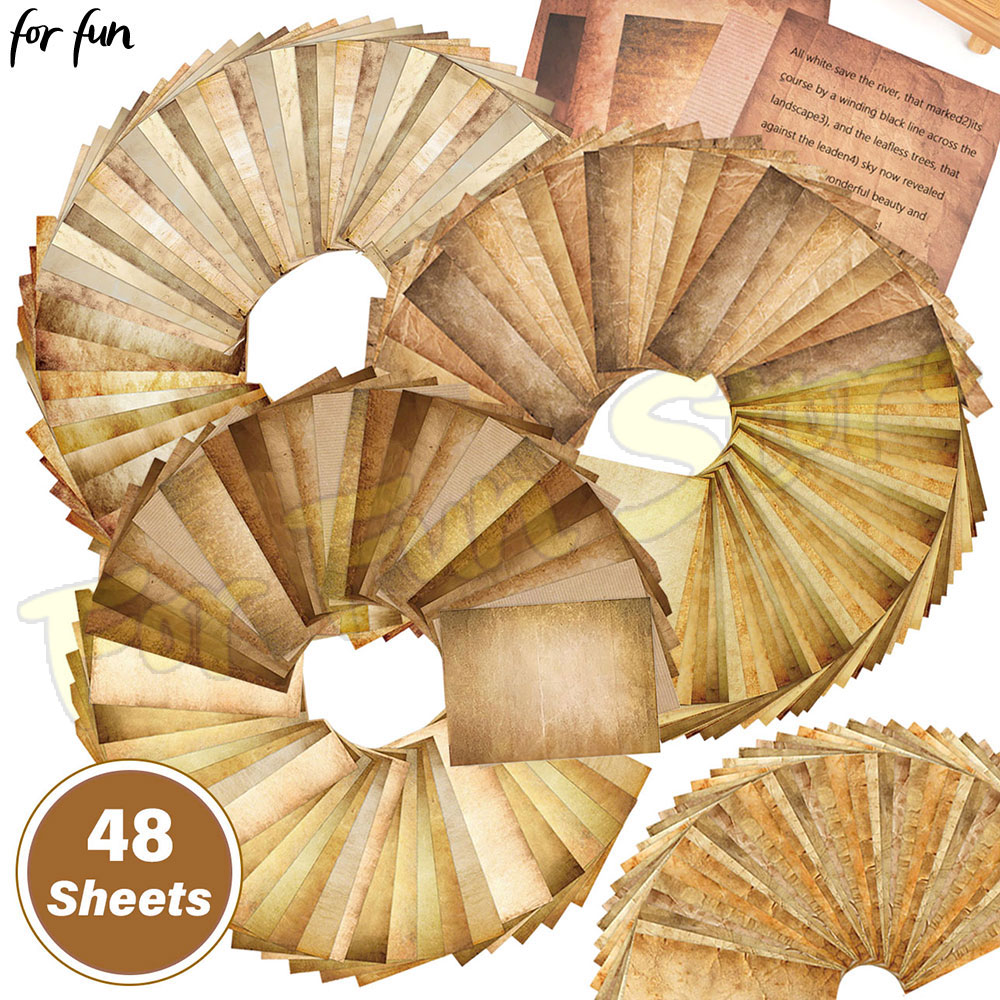 For Fun 48PCS Vintage Scrapboo - Vintage Collectible Magazines ulasan dan harga