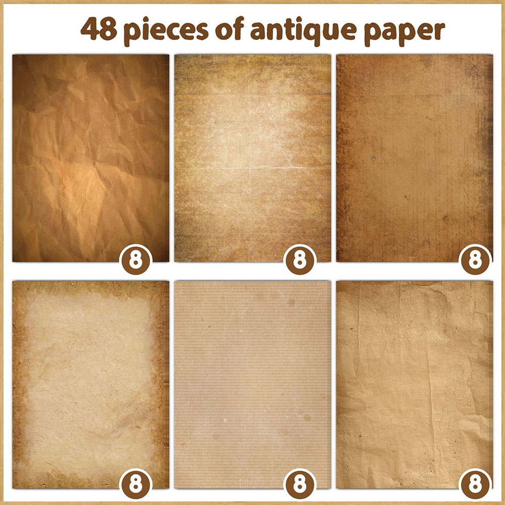 For Fun 48PCS Vintage Scrapboo - Vintage Collectible Magazines ulasan dan harga