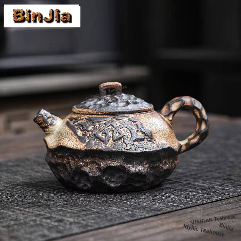 Japanese Old Rock Mud Teapot V - Vintage Collectible Pottery ulasan dan harga