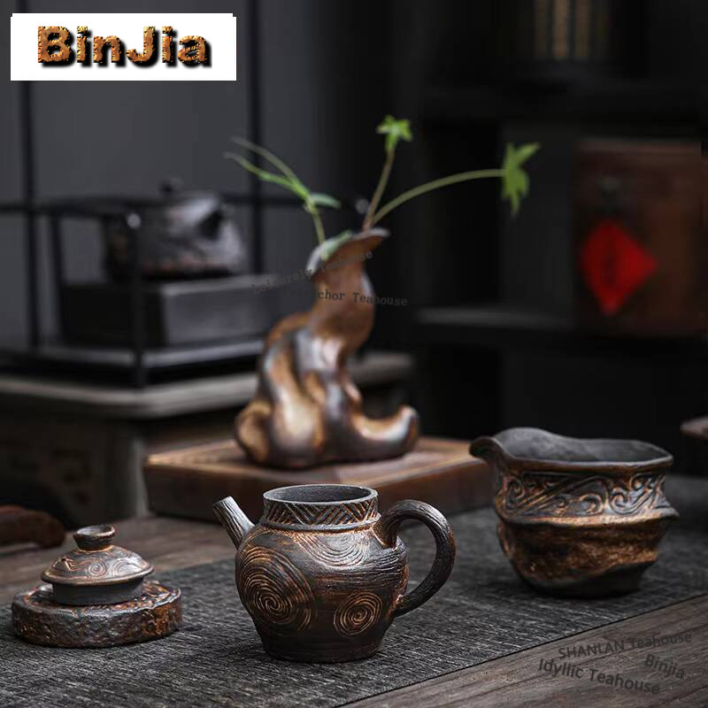 Japanese Old Rock Mud Teapot V - Vintage Collectible Pottery ulasan dan harga