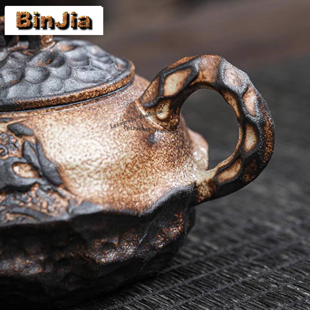 Japanese Old Rock Mud Teapot V - Vintage Collectible Pottery ulasan dan harga