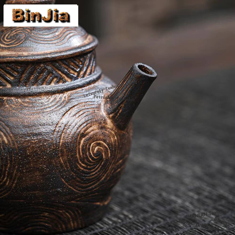 Japanese Old Rock Mud Teapot V - Vintage Collectible Pottery ulasan dan harga