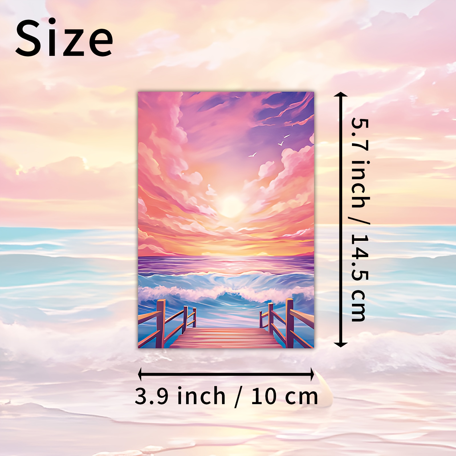 20PCS Vintage Pink Sky Beach S - Vintage Collectible Magazines ulasan dan harga