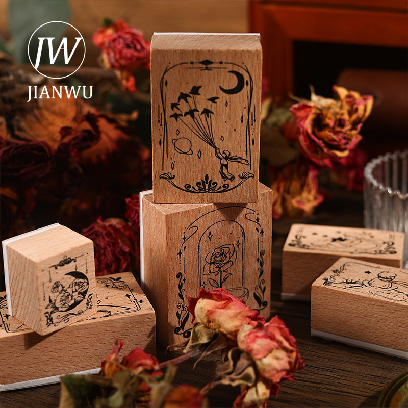 JIANWU 6 Pcs/set Rose Prince S - Vintage Collectible Magazines ulasan dan harga