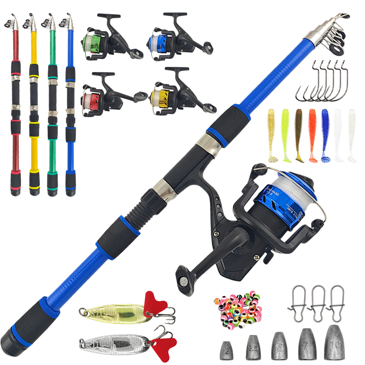 Fishing Rod And Reel Bait Full - Developing Tank Reel ulasan dan harga