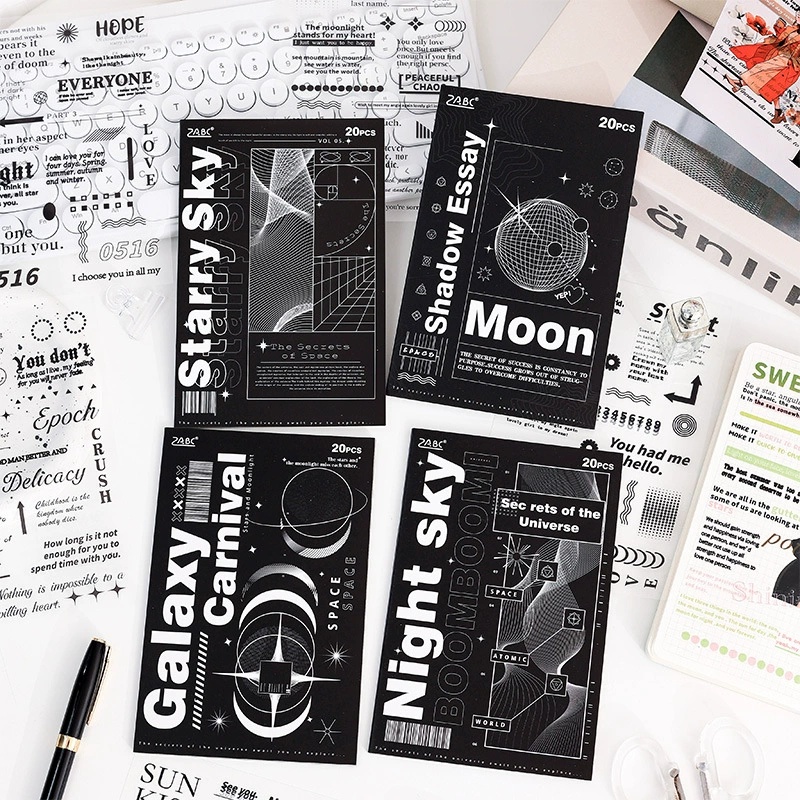 Vintage Text Sticker Book 20Pc - Vintage Collectible Magazines ulasan dan harga